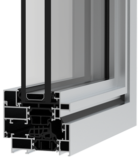 Hinged windows and door systems