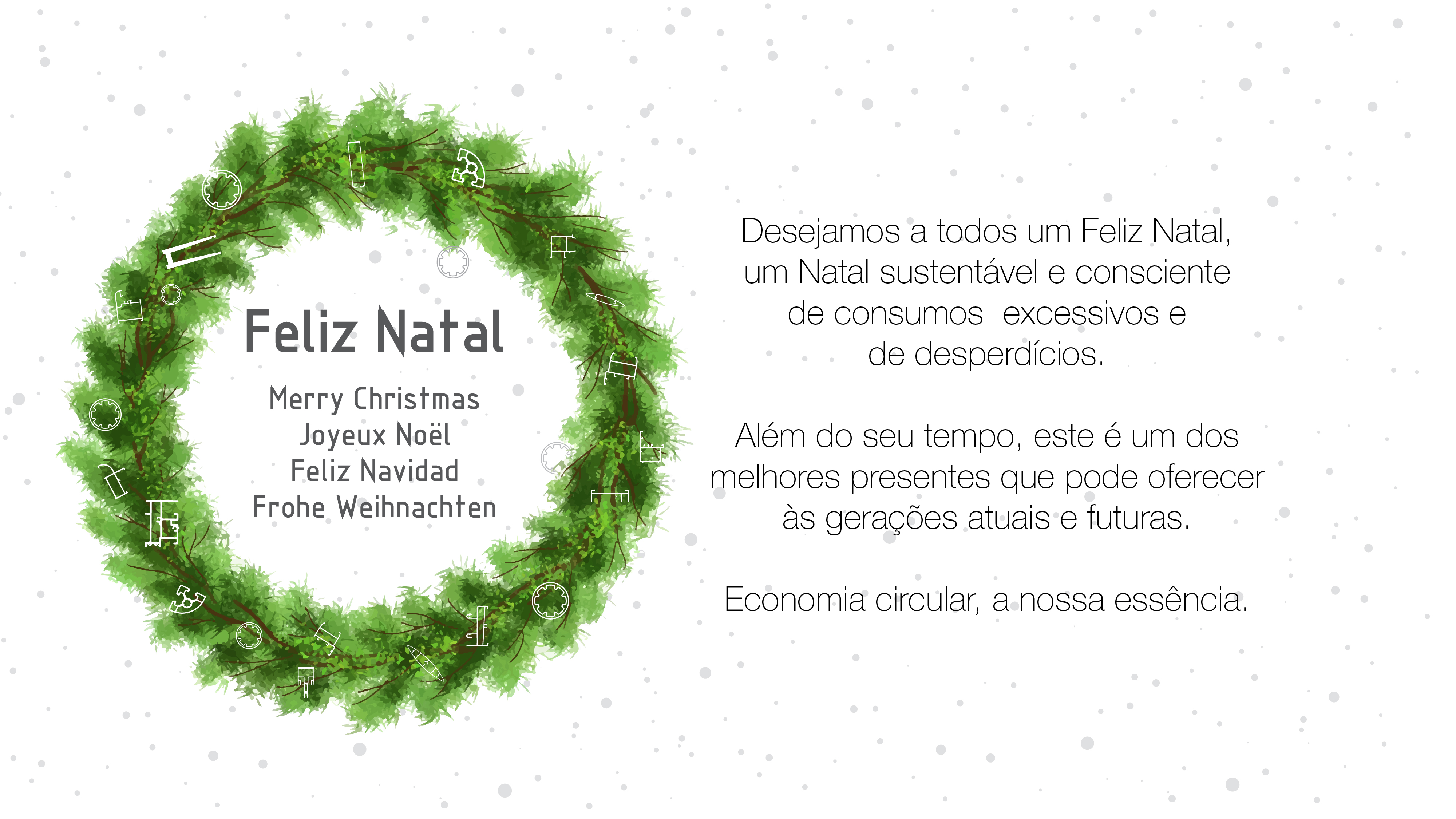 A Extrusal deseja a todos um Feliz Natal, um Natal sustentável e consciente de consumos excessivos e de desperdícios
