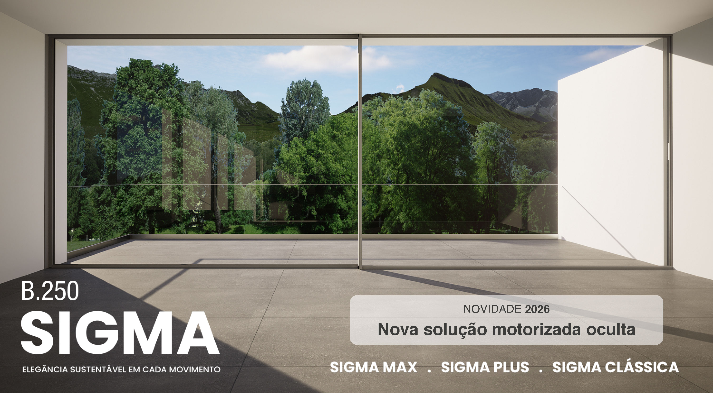 Nova solução de ocultação para o sistema Sigma Motorizado 0